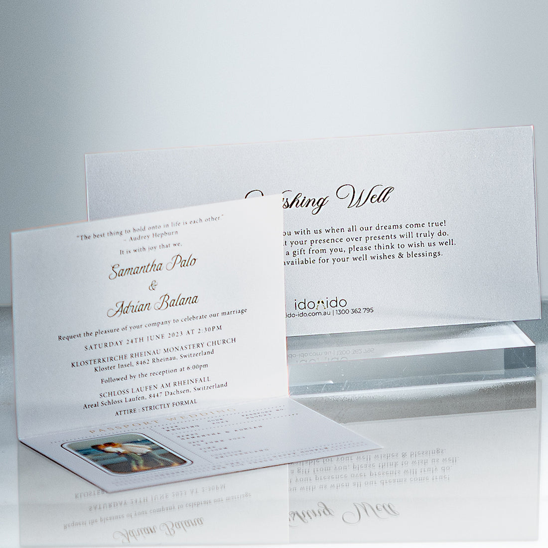 Customised Passport Invitation