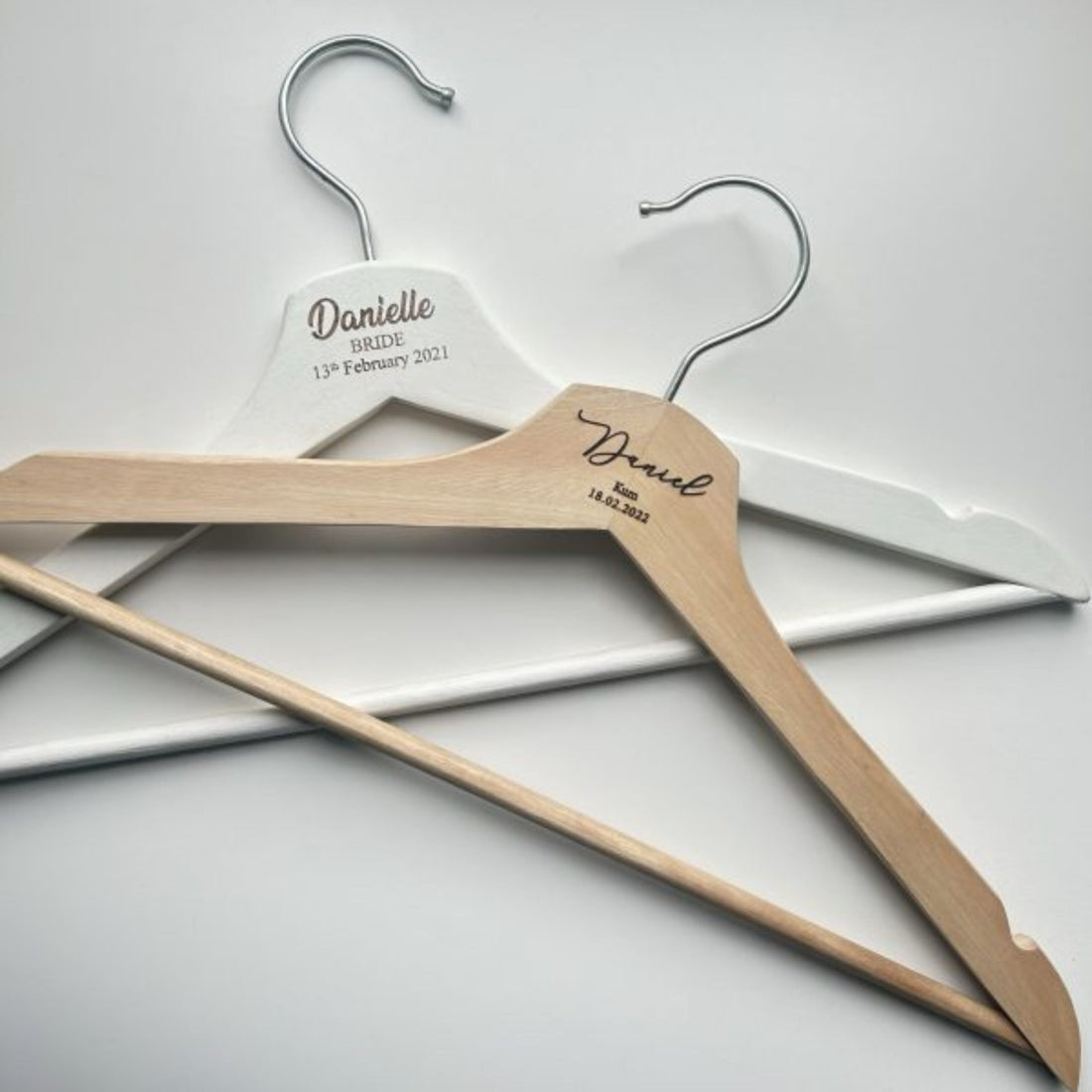 Personalised Timber Coat Hanger
